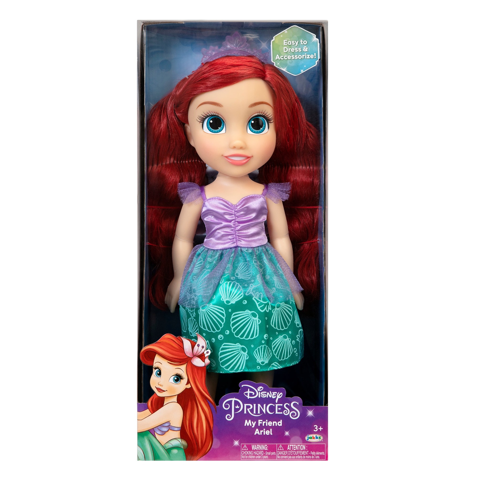 odoo-192995213029-1767150547.jpg Disney Princess- My Friend Ariel Doll 15-inch - Image 1