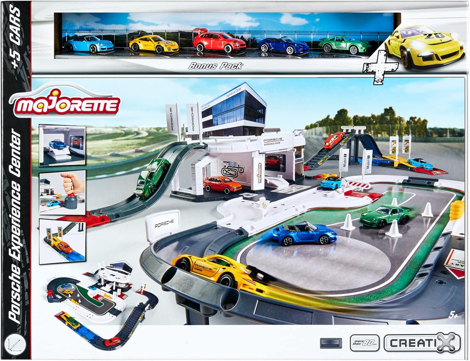 odoo-3467452058404-1767164957.jpg majorette - porsche experience center + 5 vehicles - Image 1