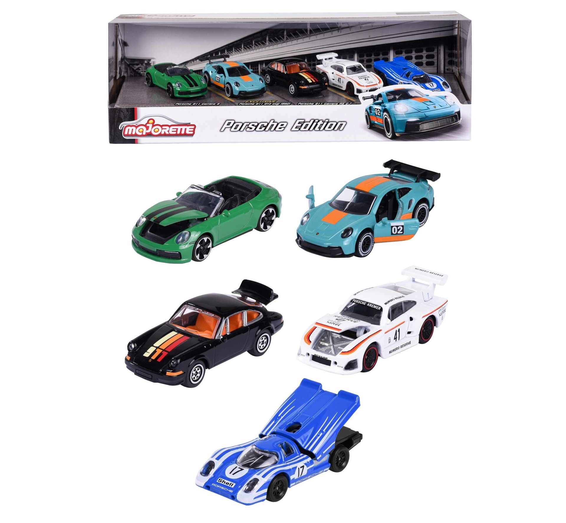 odoo-3467452073223-1767168546.jpg Majorette - Porsche 5 Pieces Giftpack - Image 1