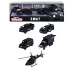 Majorette - SWAT Die-Cast Vehicle Playset - Black - 5pcs