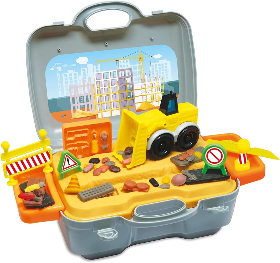 odoo-4006592077617-1766929034.jpg Simba - Art & Fun Dough Construction In Case Set - Image 1