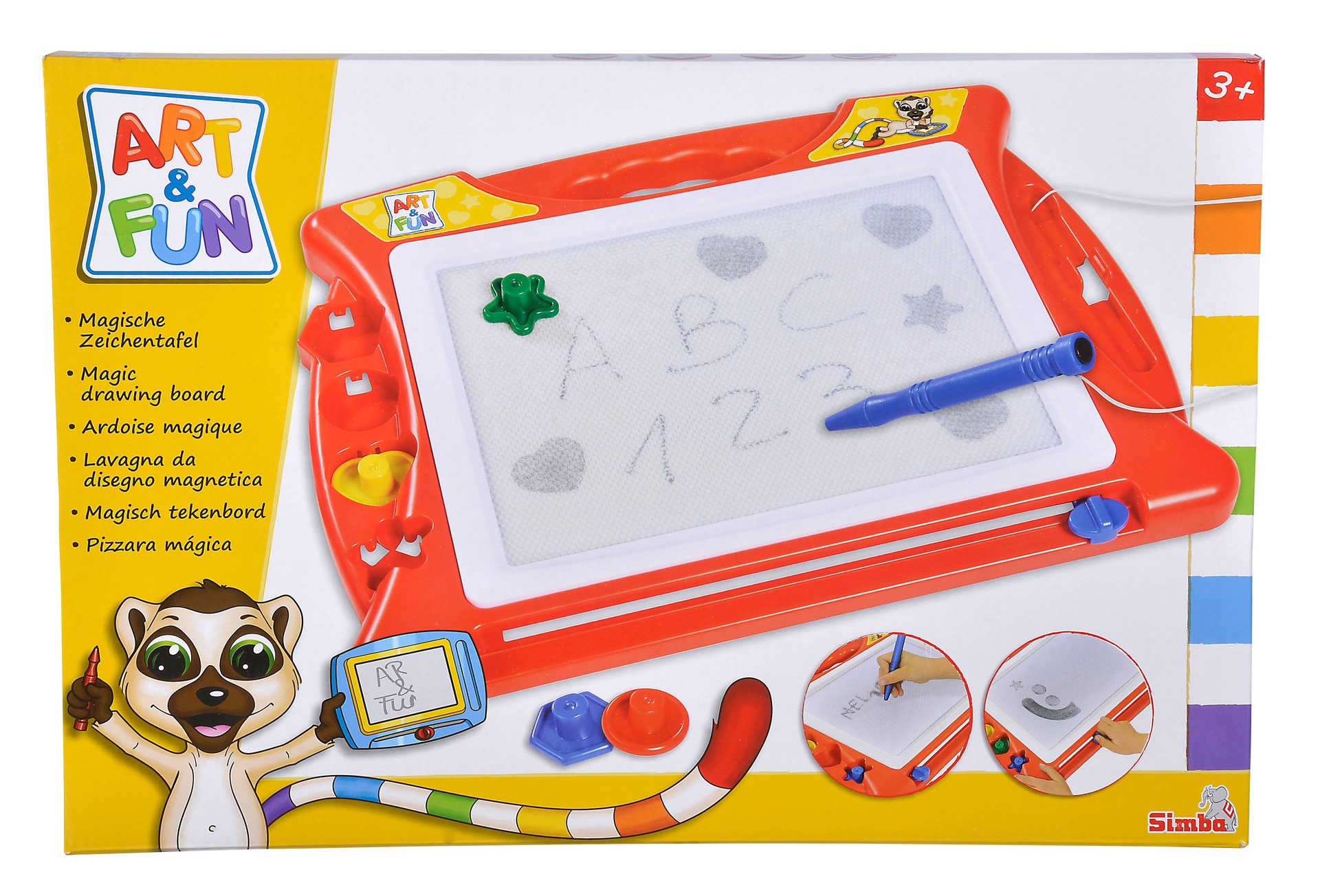 odoo-4052351019091-1766939830.jpg Simba - Art & Fun Magic Drawing Board - الصورة 1