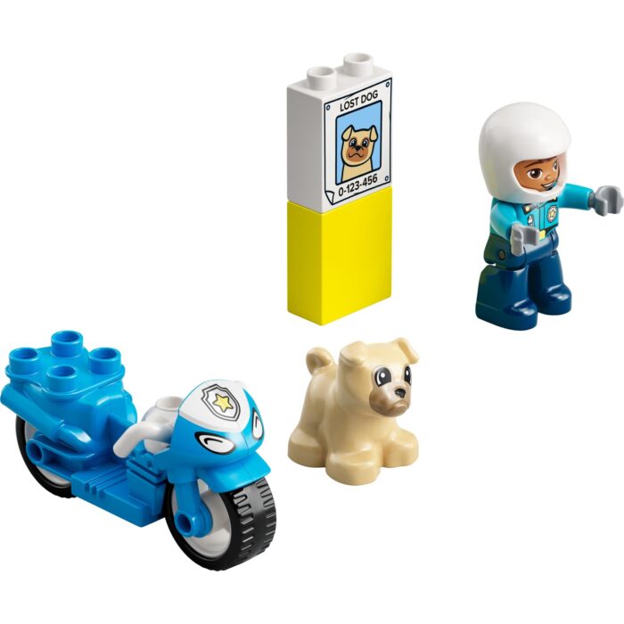 LEGO DUPLO-Police Motorcycle - Image 9