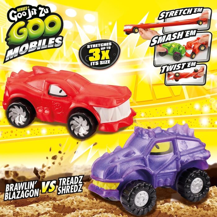 Heroes of Goo Jit Zu Goo Mobiles Versus Pack Brawlin' Blazagon VS Treadz Shredz - Image 4