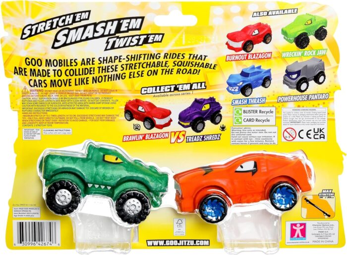 Heroes of Goo Jit Zu Goo Mobiles Versus Pack Turbo Tygor VS Rumble Rock Jaw - Image 3