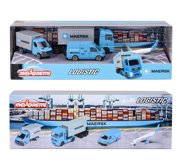 ⁦Majorette - Maersk 4 pieces giftpack⁩ - الصورة ⁦2⁩