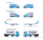 ⁦Majorette - Maersk 4 pieces giftpack⁩ - الصورة ⁦3⁩
