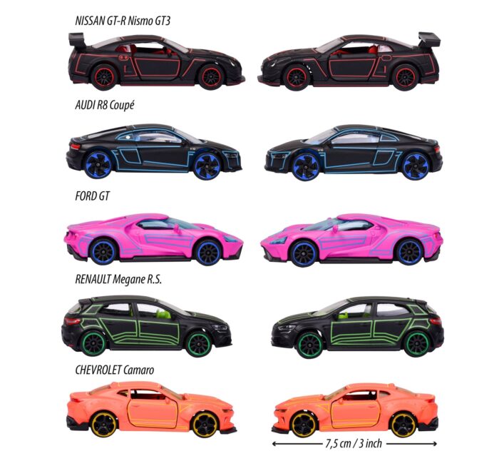 ⁦Majorette - Light Racer 5 Pieces Giftpack⁩ - الصورة ⁦3⁩