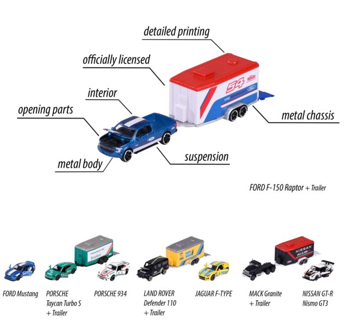 Majorette - Race Trailer - Image 6