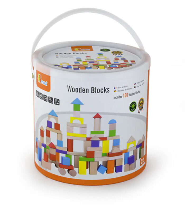 Wooden Blocks -100pcs- Viga - Image 2