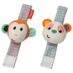 Infantino - Wrist Rattles - Monkey/Panda - Image 2