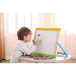 ⁦Magnetic Dry Erase And Chalk Board With Accessories - Viga⁩ - الصورة ⁦6⁩