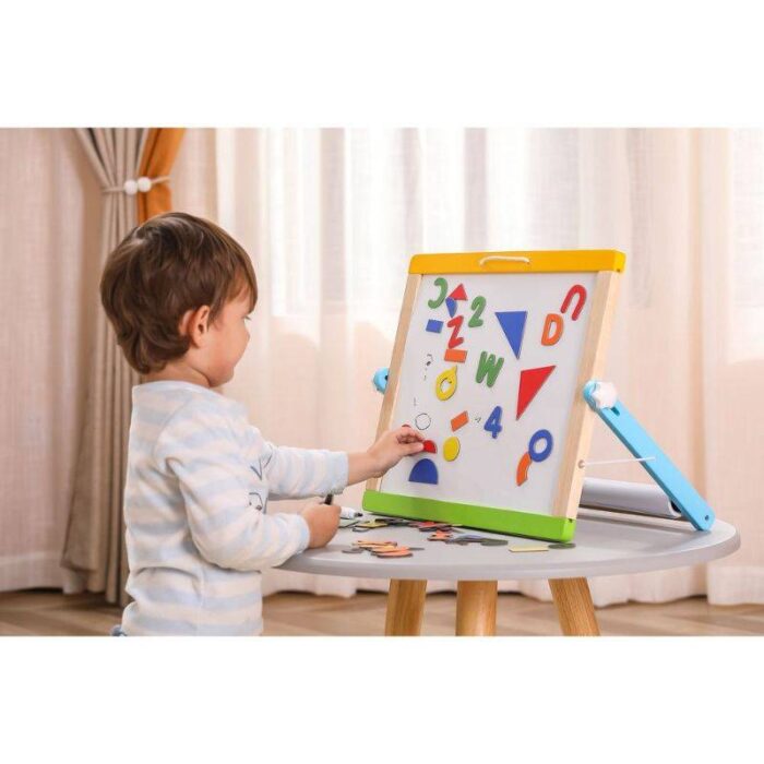 ⁦Magnetic Dry Erase And Chalk Board With Accessories - Viga⁩ - الصورة ⁦9⁩