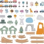 Train Set 90Pcs - PolarB - الصورة 2