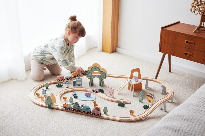 ⁦Train Set 90Pcs - PolarB⁩ - الصورة ⁦6⁩