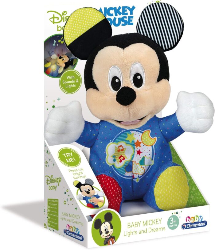 Clementoni-Disney Baby Mickey Interactive Plush - Image 3