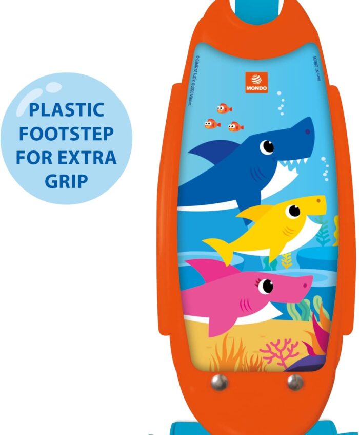 ⁦Mondo - My 1st Baby Shark 3 Wheels Scooter⁩ - الصورة ⁦2⁩