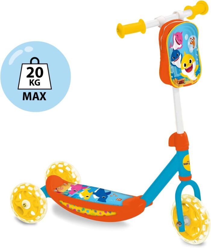 ⁦Mondo - My 1st Baby Shark 3 Wheels Scooter⁩ - الصورة ⁦3⁩