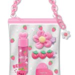 Berry Cute Lip Gloss & Hair Accessory Set – Hot Focus
