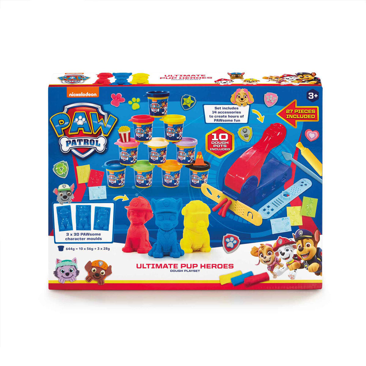 odoo-320-14118-N-1767296039.jpg Addo-Nickelodeon Paw Patrol Ultimate Pup Heroes Dough Playset - Image 1