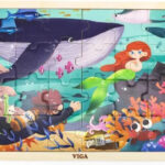 24-Piece Wooden Jigsaw Puzzle Sea Secret - Viga