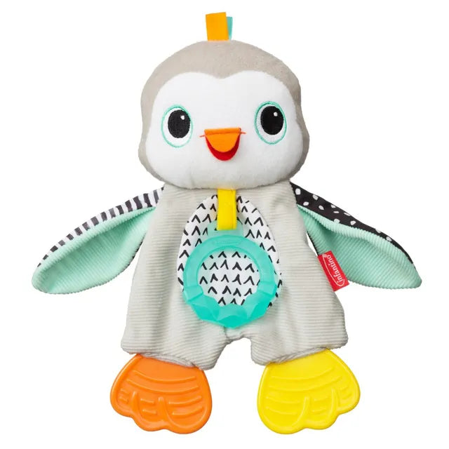 odoo-773554163292-1767295240.jpg Infantino - Cuddly Penguin Teether For Baby - Image 1