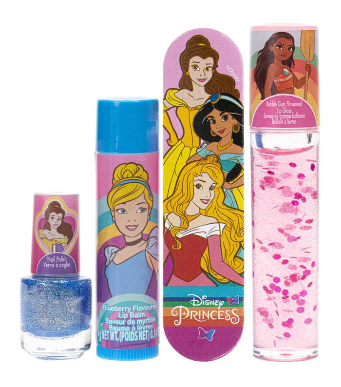 ⁦Townley Girl Disney Princess Light Up Cosmetic Tumbler Set⁩ - الصورة ⁦4⁩