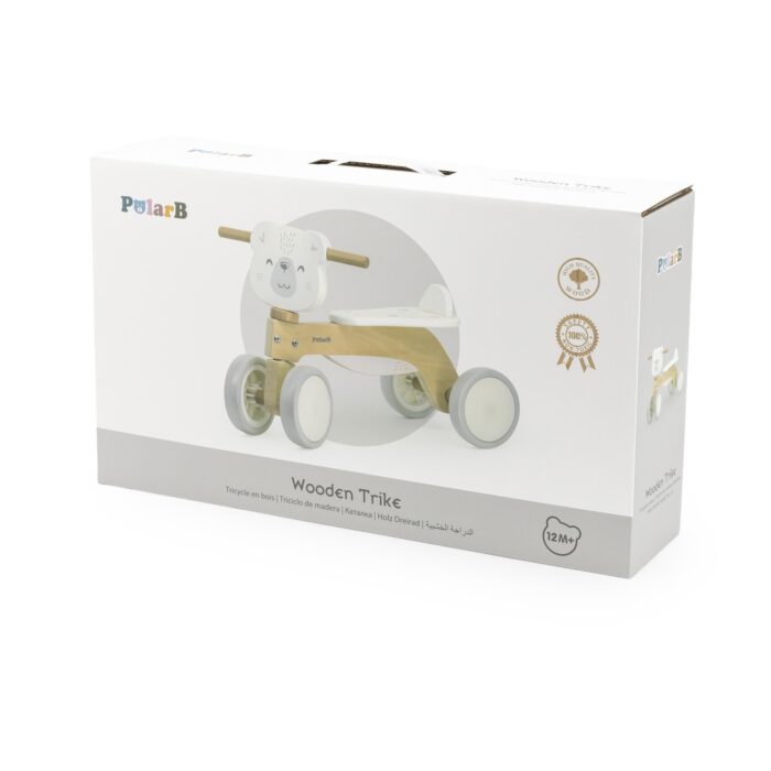 Wooden Trike - Polar Bear - Image 4