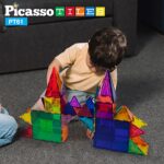 Picasso Tiles - 3D Magnetic Building Tiles - 61Pcs - Image 2