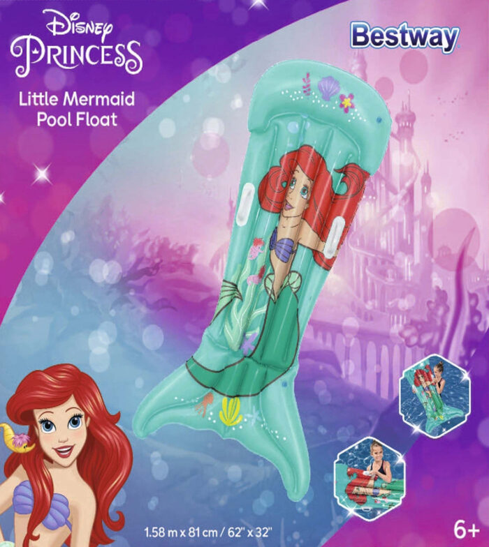 Bestway-Float Little Mermaid 158x81cm - Image 9