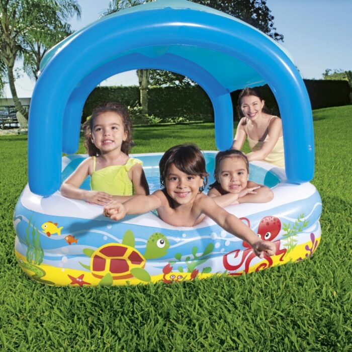Bestway -Play Pool With Canopy 140X140X114 cm - Image 2