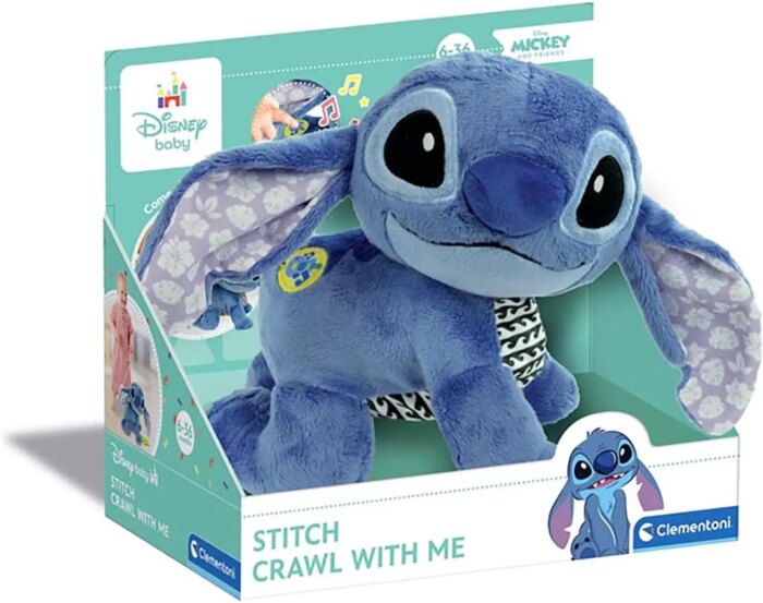 ⁦Disney Baby Stitch Crawl With Me – Clementoni⁩ - الصورة ⁦2⁩