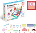 108 Piece 3-in-1 Magnetic Marble Run & Racing Track Set – PicassoTiles - Image 8