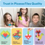 108 Piece Magnetic Cubes Building Set – PicassoTiles - Image 4