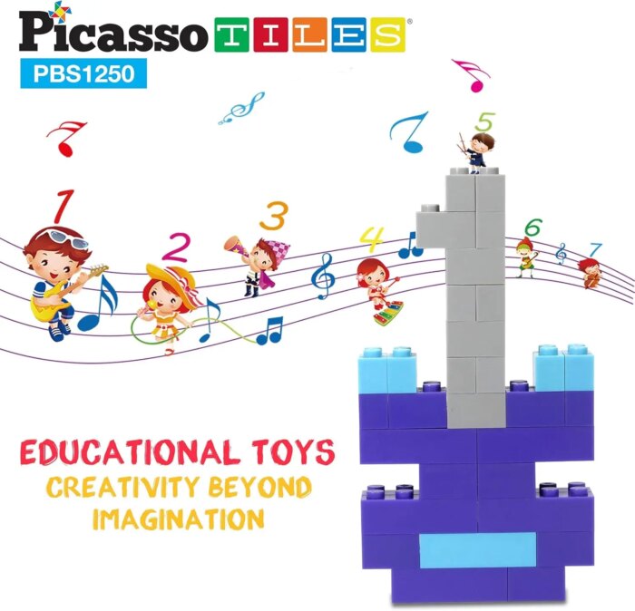 1250 Piece Building Block Set – PicassoTiles - Image 6