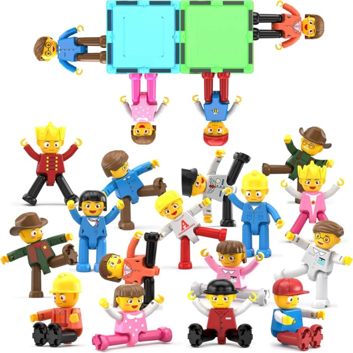 16 Character Figures Set – PicassoTiles - Image 2
