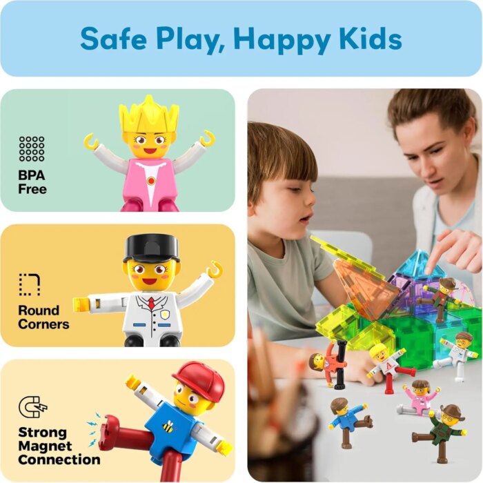 16 Character Figures Set – PicassoTiles - Image 7