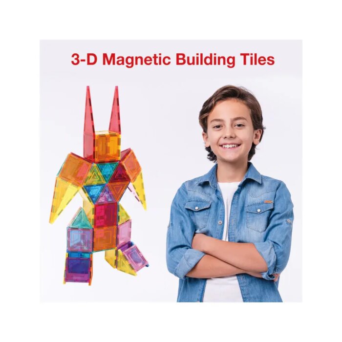 3D Magnetic Building Tiles 36 pcs – PicassoTiles - Image 4
