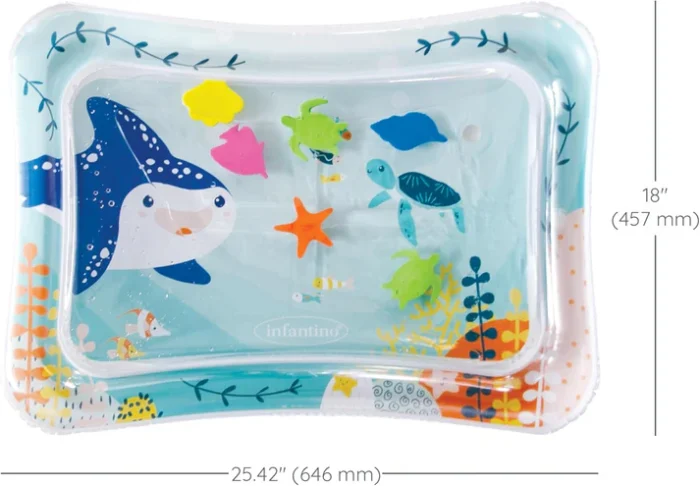 Infantino Jumbo Pat & Play Water Mat - Ocean - Image 6
