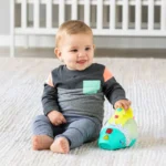 Infantino - Push & Pop Musical Light-Up Mini-Vac Hedgehog Toy - Image 4