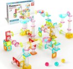 100 Piece Magnetic Marble Run Set with Launcher – PicassoTiles