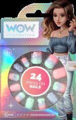 Set of 24 Adhesive Nails-WOW Generation