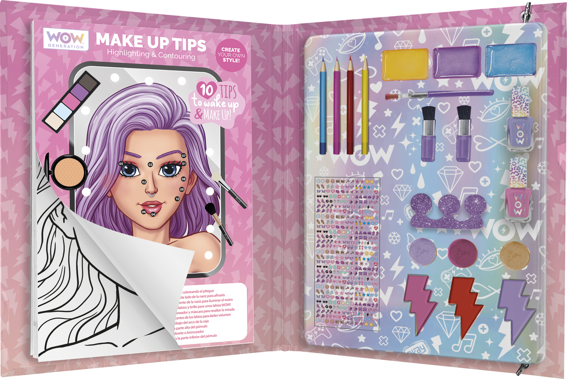 odoo-WOW00058-1770029487.jpg Makeup Coloring Book-WOW Generation - Image 1