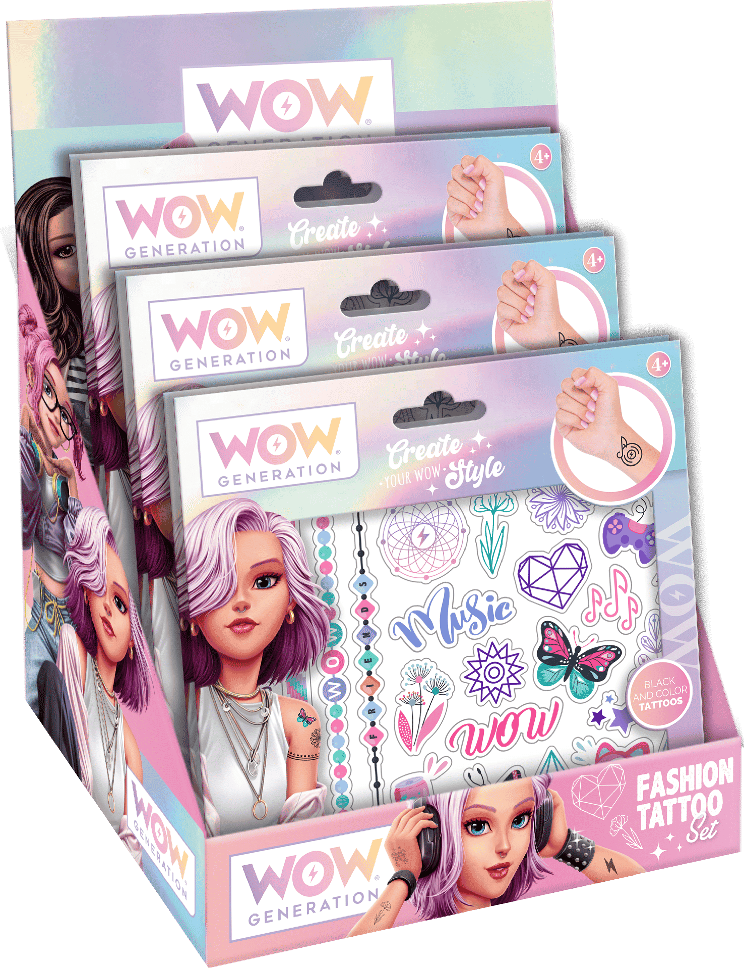 odoo-WOW00114-1770030265.jpg Tattoo Set of 50 Colour and Black and White Tattoos-WOW Generation - Image 1