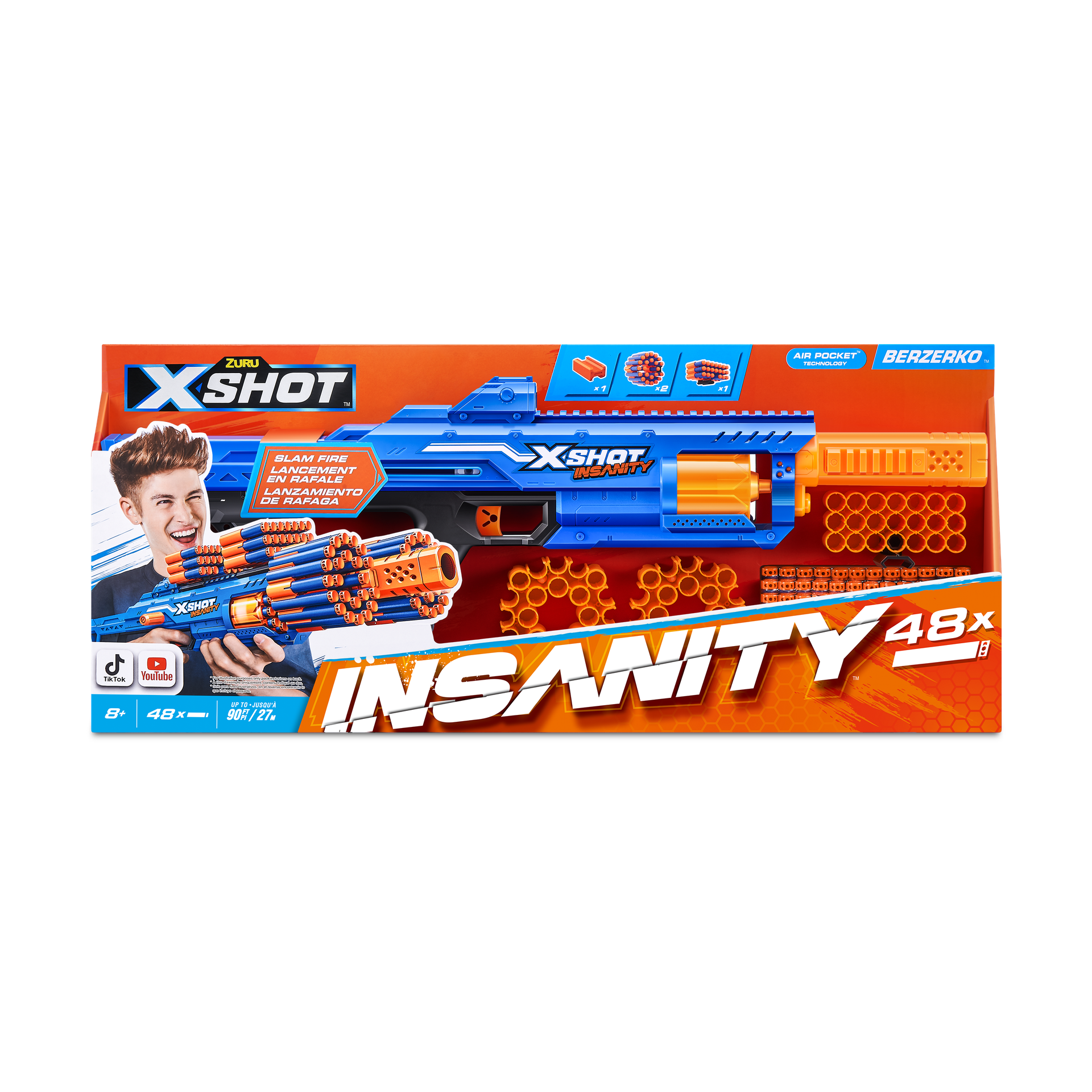 odoo-XS-36610-1770030370.jpg X-Shot Insanity Berzerko 6 Shot (48darts) - Image 1