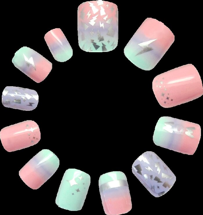 Set of 24 Adhesive Nails-WOW Generation - Image 3