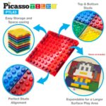 ⁦Picasso Tiles - Magnetic Building Bricks And Tiles - 63 Pcs⁩ - الصورة ⁦6⁩