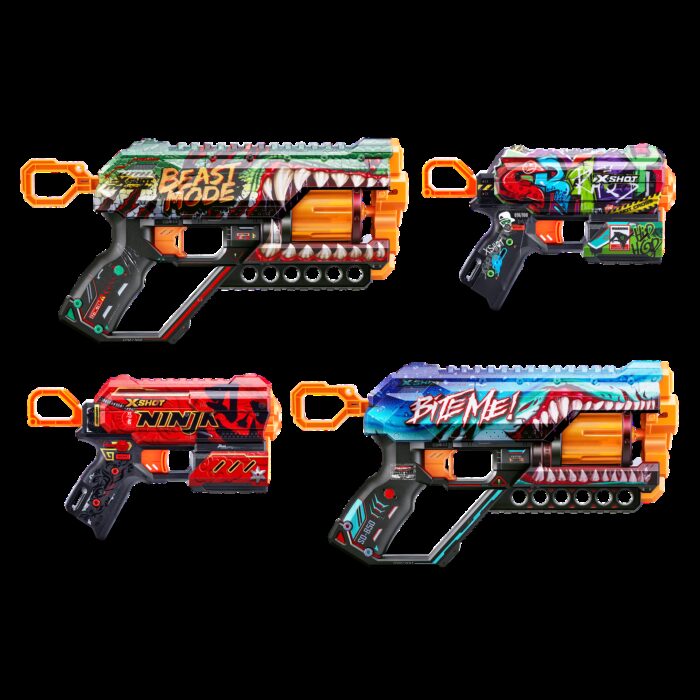 X-Shot Skins Combo Pack [2pk Griefer/2pk Flux] - Image 3