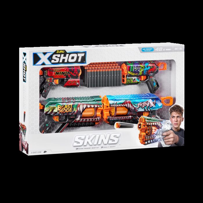 X-Shot Skins Combo Pack [2pk Griefer/2pk Flux] - Image 6