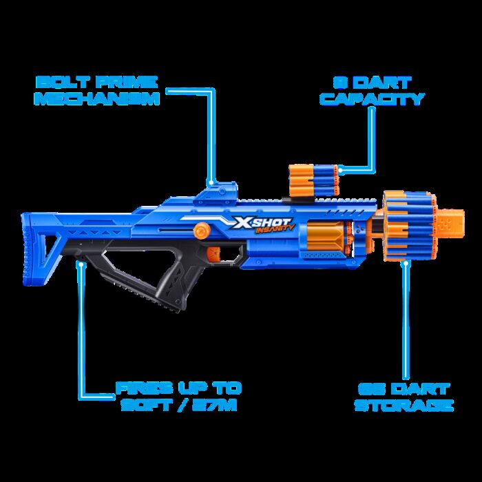 X-Shot Insanity Berzerko 6 Shot (48darts) - Image 6